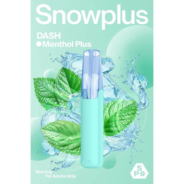 正品雪加鸭嘴兽Snowplus DASH一次性电子烟-薄荷味