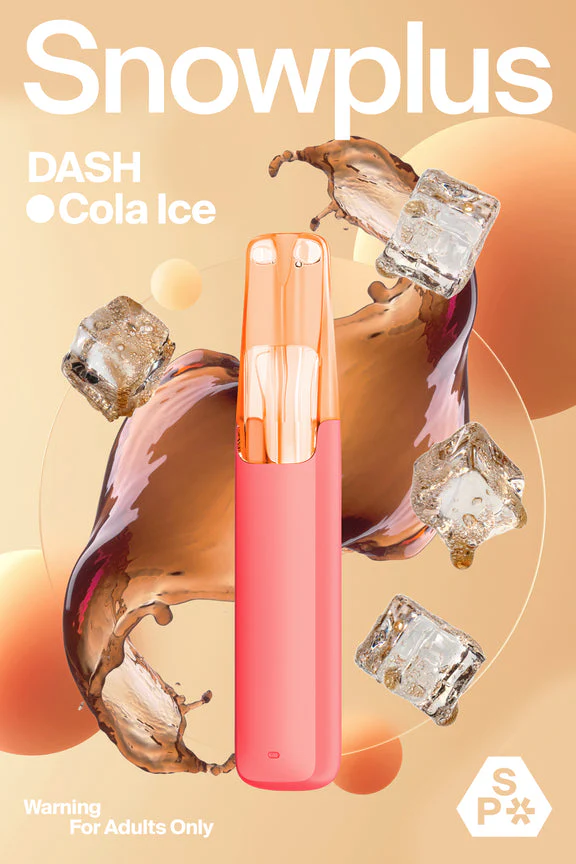 正品雪加鸭嘴兽Snowplus DASH一次性电子烟-可乐味