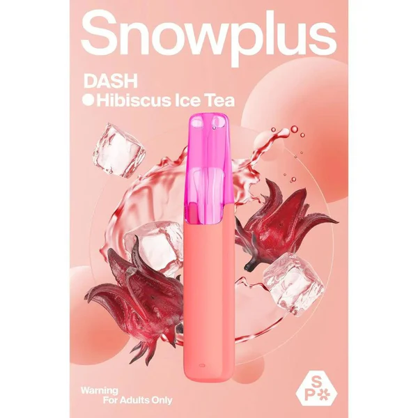正品雪加鸭嘴兽Snowplus DASH一次性电子烟-洛神花茶味