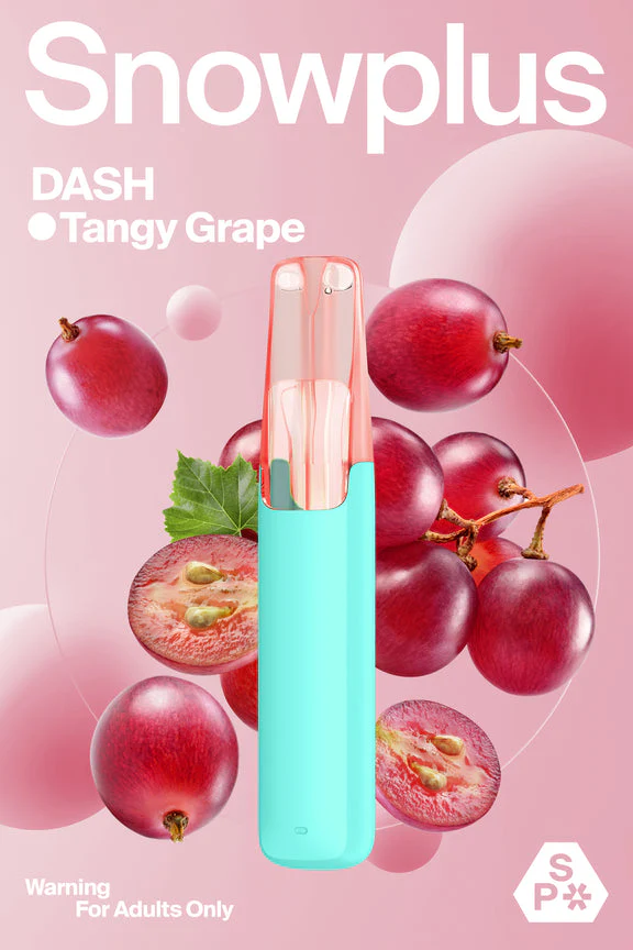正品雪加鸭嘴兽Snowplus DASH一次性电子烟-葡萄味