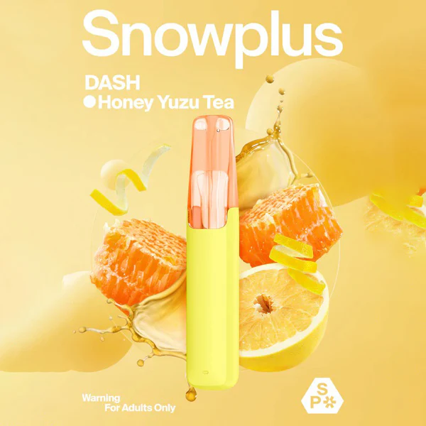 正品雪加鸭嘴兽Snowplus DASH一次性电子烟-蜂蜜柚子茶味