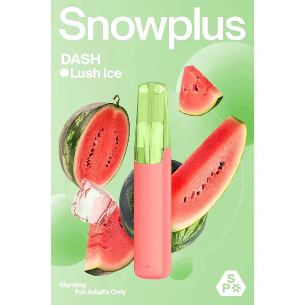 正品雪加鸭嘴兽Snowplus DASH一次性电子烟-西瓜冰味