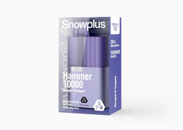 正品雪加大板砖 SnowPlus Hammer 10000口 葡萄乳酸菌味