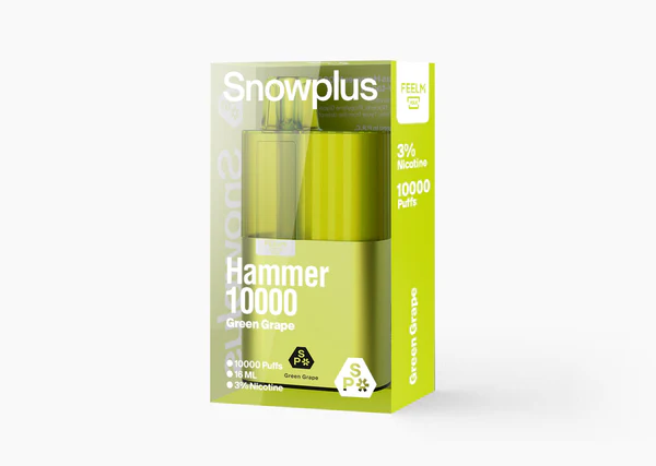 正品雪加大板砖 SnowPlus Hammer 10000口 青提味