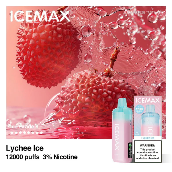 正品冰爆Icemax Ultra Freeze Taste 12000口超冰爽液