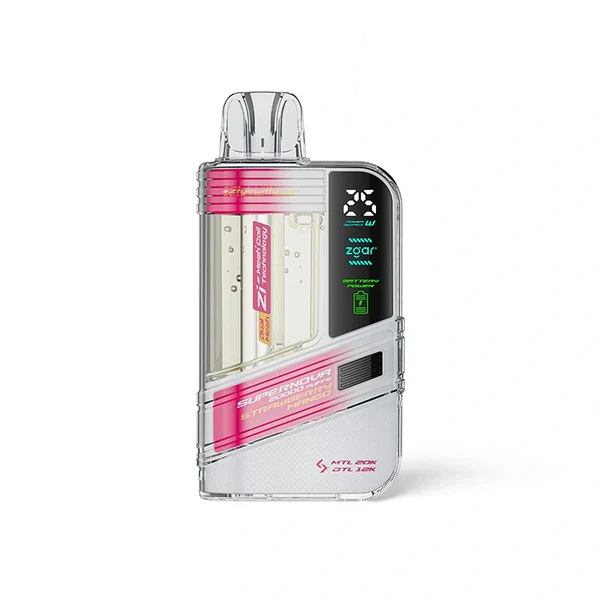 正品冰熊一次性20000口Zgar Supernova，可调火力烟阻/LED显示