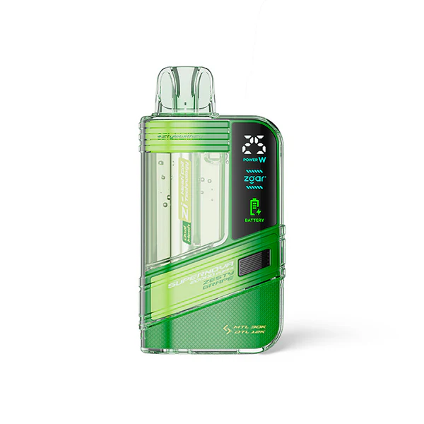 正品冰熊一次性20000口Zgar Supernova，可调火力烟阻/LED显示