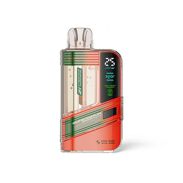 正品冰熊一次性20000口Zgar Supernova，可调火力烟阻/LED显示